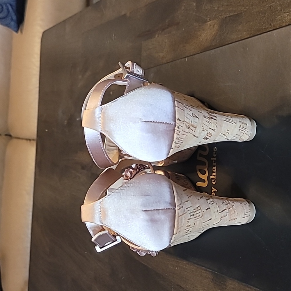 Charles by Charles David Pink Wedge Sandals - Picture 5 of 9